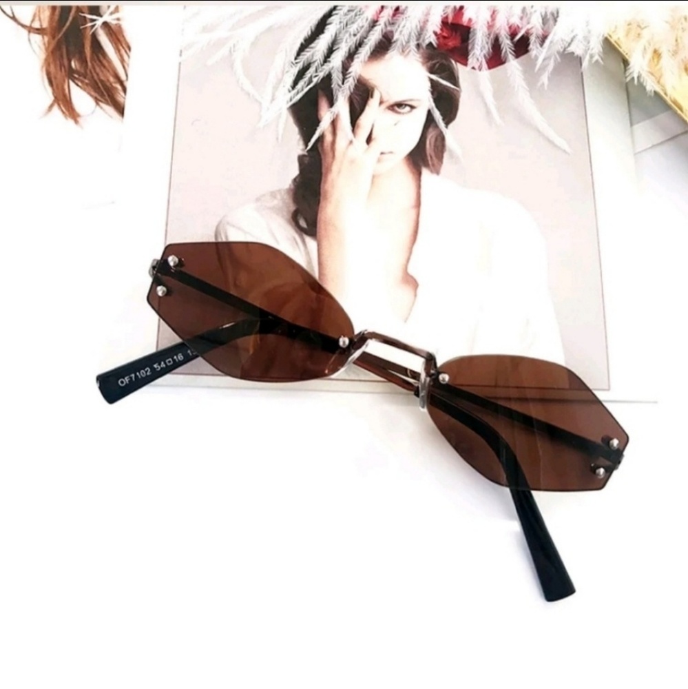 🌟 HP 🌟" Frameless Hexagon " Sunglasses